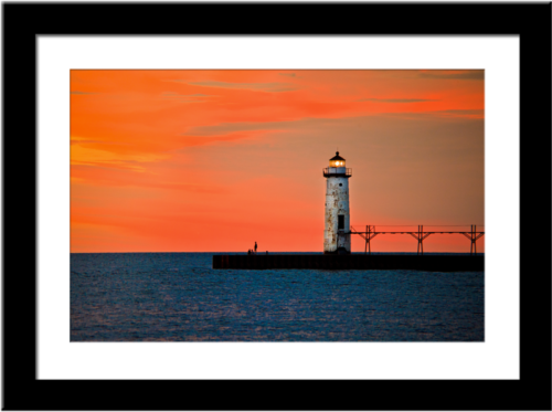 Manistee, MI - Lighthouse and Pier - Robert Mohr Photography