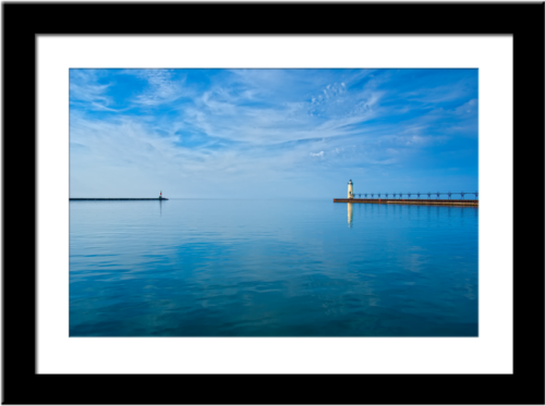 Manistee, MI - Lighthouse and Pier - Robert Mohr Photography