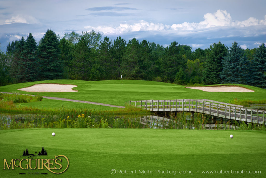 Cadillac Michigan Area Golf Courses to Play Commercial, Portrait